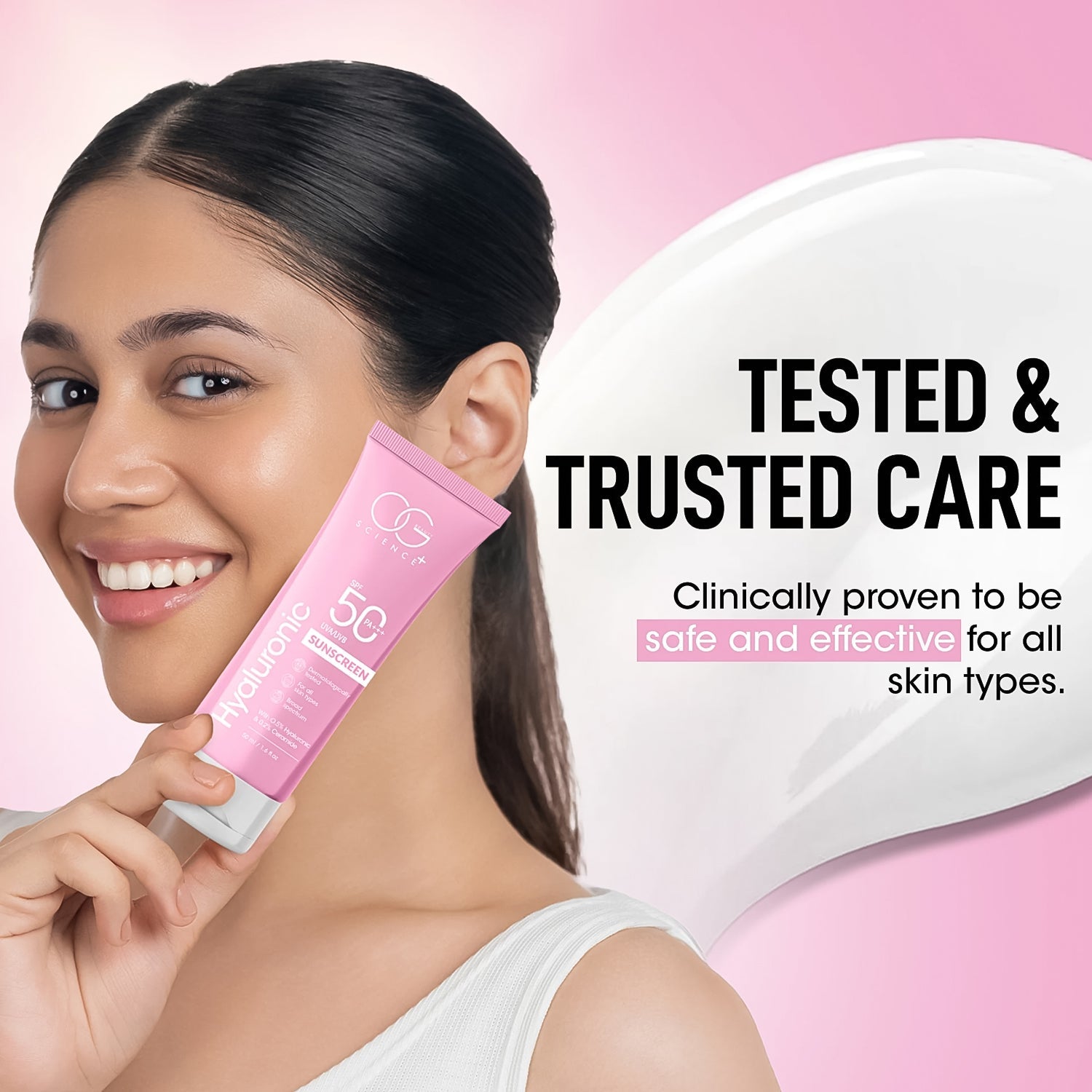 OG Beauty Science Hyaluronic Sunscreen (50ML / 1 Pc) OG Beauty Science Hyaluronic Sunscreen (50ML / 1 Pc)